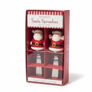 Williams Sonoma Red and White Santa Spreaders